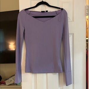 HUGO Lavender Long Sleeve Women's Top